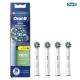 Oral-B Pro Cross Action Brushes for Electric Toothbrush Pack of 4 units White 1 stück (4er Pack): Amazonfr: