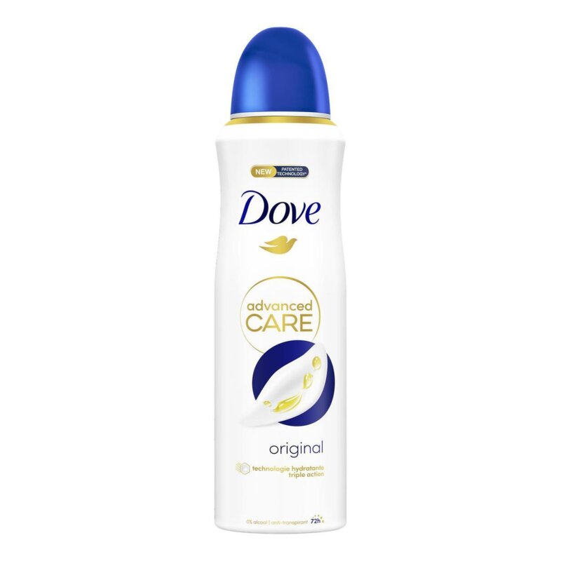 Dove Advanced Care Déodorant Spray Femme Anti-Transpirant - Protection 72h - 200ml - Original