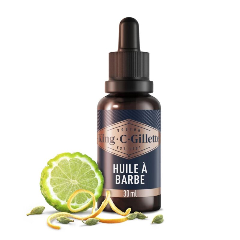 Gillette King C Huile Barbe Homme - 30ml