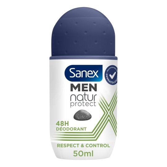 Sanex Natur Protect Respect&control Déodorant Bille Homme - 50ml
