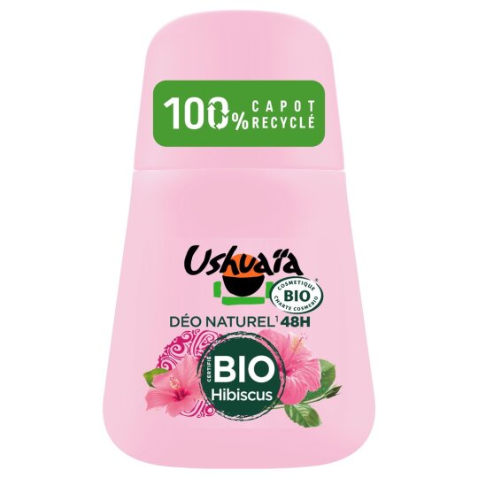 Ushuaïa Hibiscus Déodorant Roll-On Bio - 50ml