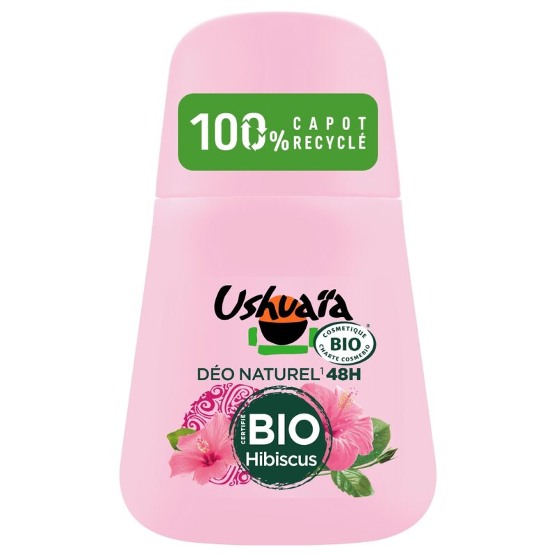 Ushuaïa Hibiscus Déodorant Roll-On Bio - 50ml