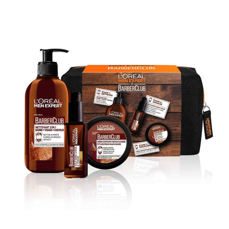 L'Oréal Men Expert Barberclub Trousse Soin Barbe et Visage - 3 Produits