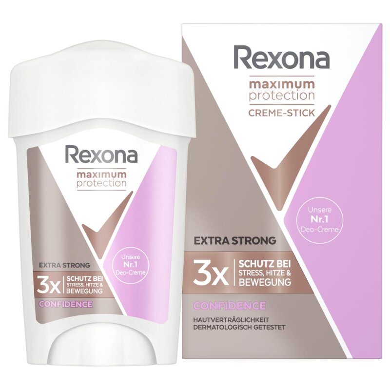 Rexona Confidence Déodorant Roll-On Femme Anti-Transpirant - Protection 96h - 45ml