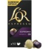 L'Or Supremo Coffee Capsules Intensity 10 - Nespresso Compatible - 50 Capsules