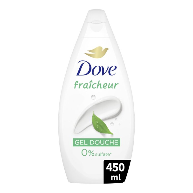 Dove Fraicheur Gel Douche - Peau Normale à Sèche - 450ml