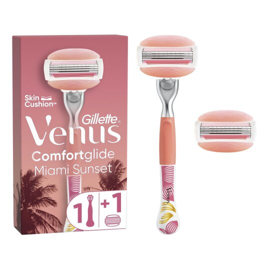 Gillette Venus Miami Sunset Rasoir Femme - 1 Manche + 2 Recharges