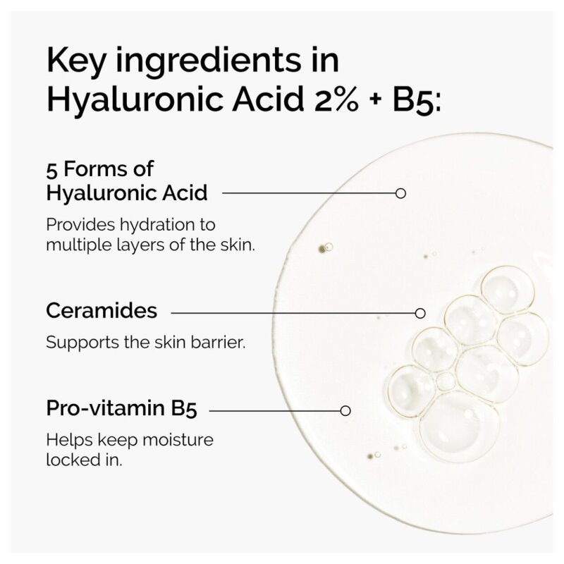 The Ordinary Hyaluronic Acid 2% + B5 With Ceramides - Dry And Dehydrated Skin - 30ml