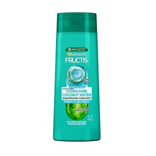 Garnier Fructis Shampoing Hydra Pure Coconut Water - Cheveux Normaux à Gras - 300ml