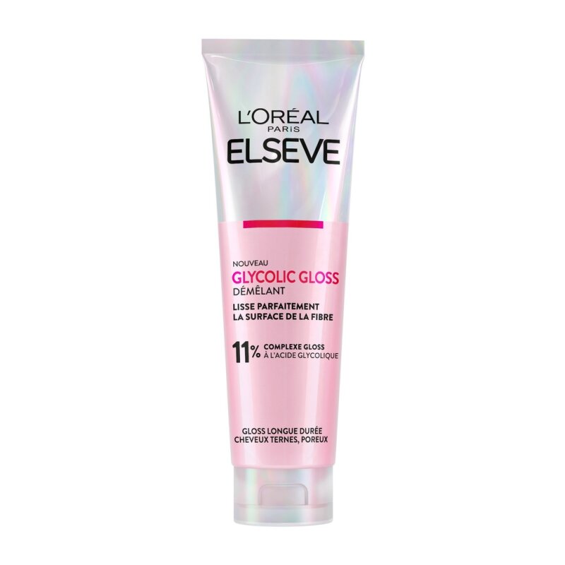 L'Oréal Paris Elseve Glycolic Gloss بلسم مكيف لفك تشابك الشعر - للشعر المسامي - 150مل