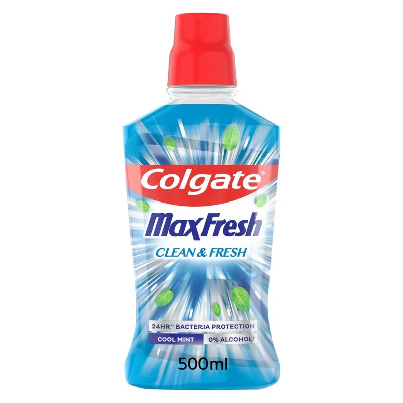 Colgate Max Fresh Bain de Bouche Clean & Fresh - 500ml