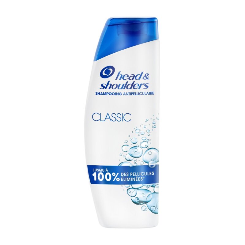 Head & Shoulders Classic Shampooing Anti-Pelliculaire - Tous Types de Cheveux - 330ml