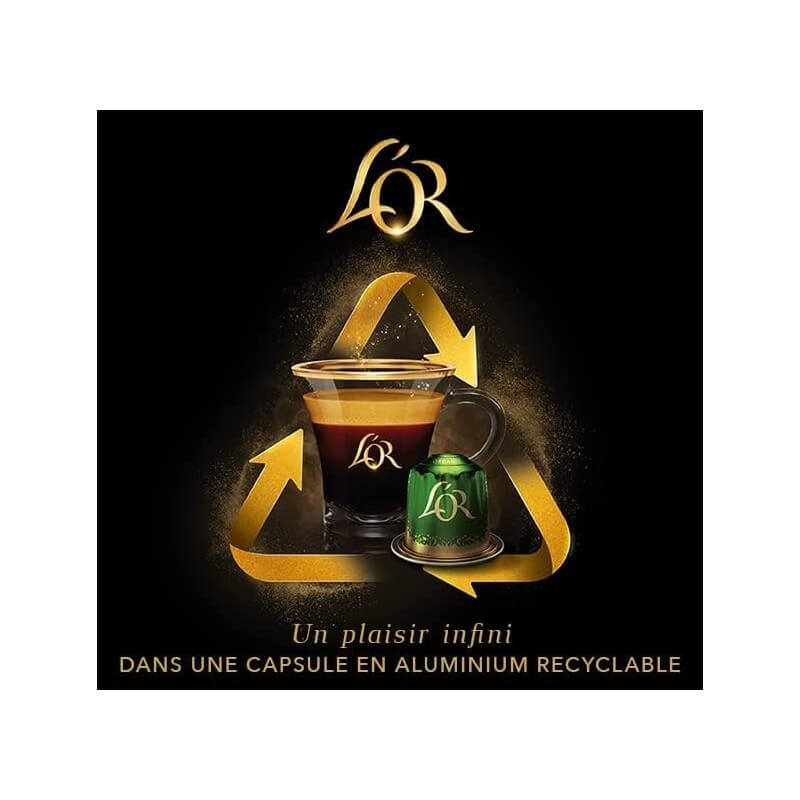 L'Or Supremo Capsules Café Intensité 10 - Compatibles Nespresso - 50 Capsules