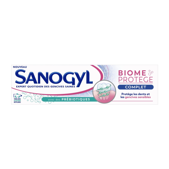 Sanogyl Biome Protège Dentifrice Gencives Sensibles - Tube 75ml