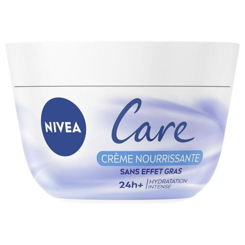 Nivea Care كريم مكثف للتغذية للوجه والجسم - البشرة الجافة - 200 مل