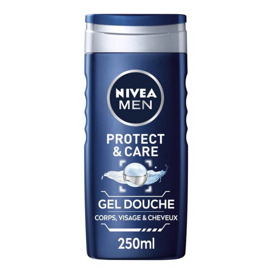 Nivea Men Protect & Care Gel Douche 3en1 - Toutes Peaux - 250ml