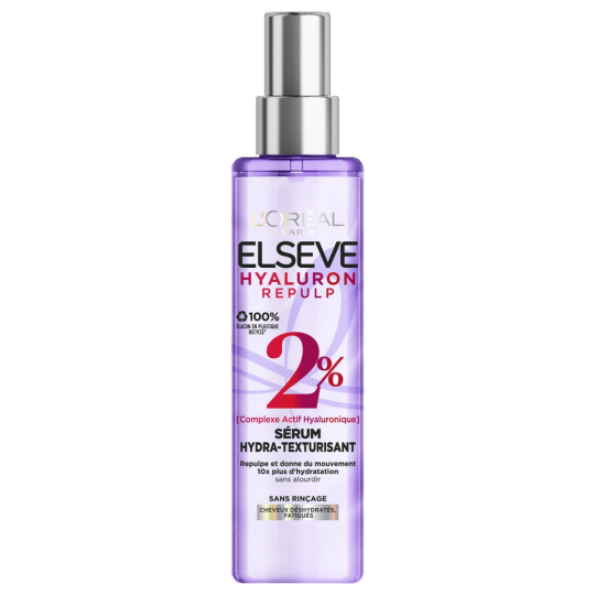 L'Oréal Paris Elseve Hyaluron Repulp Sérum Hydra Texturisant - Cheveux Déshydratés - 100ml