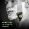 Gillette Labs Rasoir avec Barre Exfoliante - Version Néon - 1 Recharge + Support Magnétique