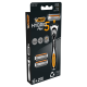Bic Hybrid Flex 5 Rasoir Homme + 2 Recharges