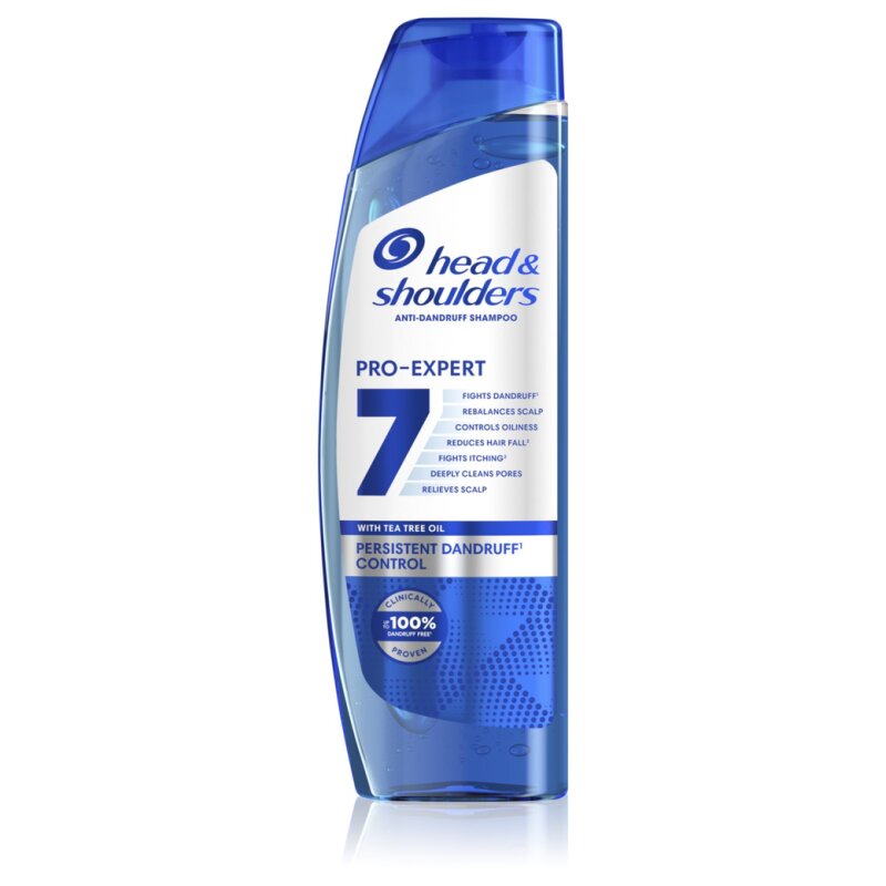 Head & Shoulders Pro-Expert Shampooing Anti-Pelliculaire 7en1 - Cuir Chevelu Sensible - 250ml