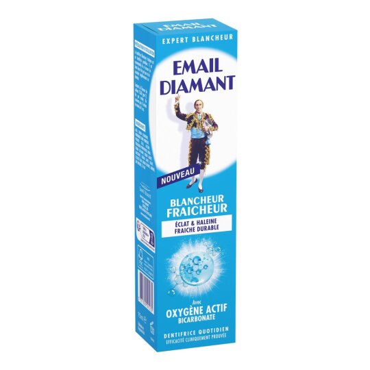 Email Diamant Dentifrice Fraicheur Blancheur - Tube 75ml