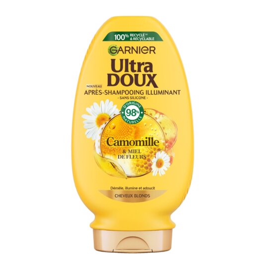 Garnier Ultra Doux Après-Shampoing Illuminant - Cheveux Blonds - 250ml