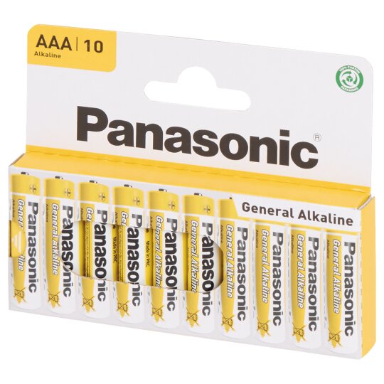 Panasonic Piles Aaa Alcalines - 10 Pièces