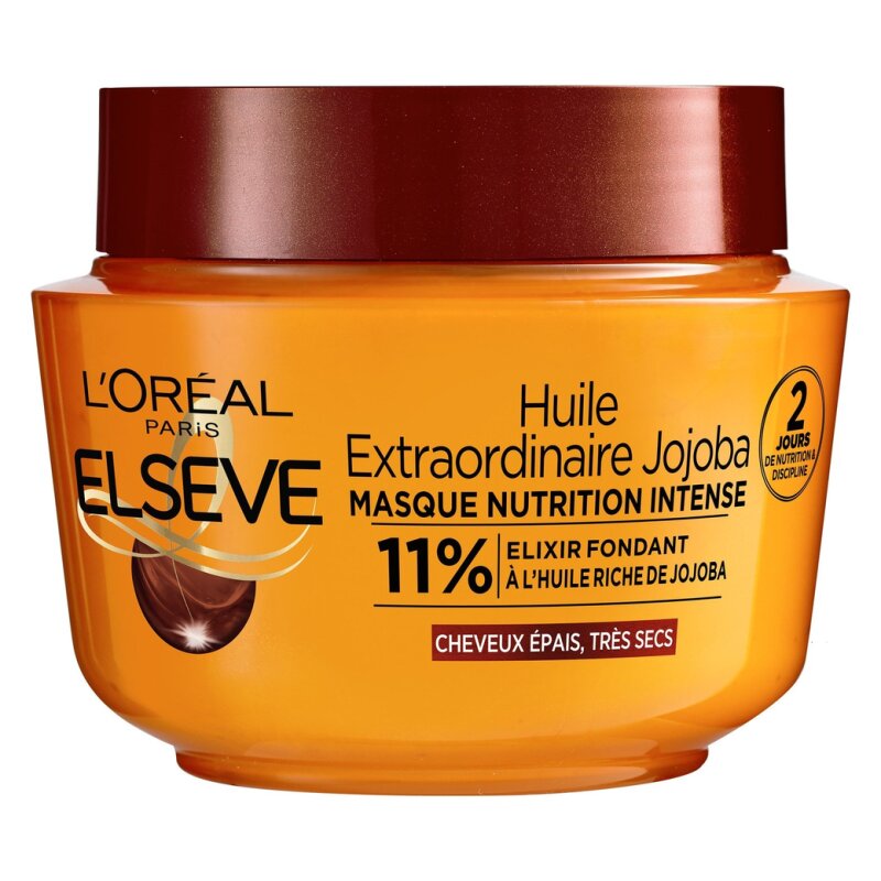 L'Oréal Paris Elseve Huile Extraordinaire Masque Cheveux Nutrition Intense - Cheveux Très Secs - 310ml