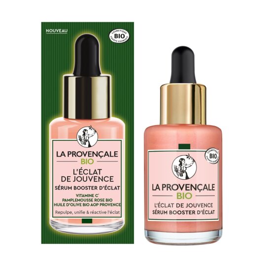 La Provençale Bio l'Eclat de Jouvence Sérum Visage Booster d'Éclat - Peau Mature - 30ml