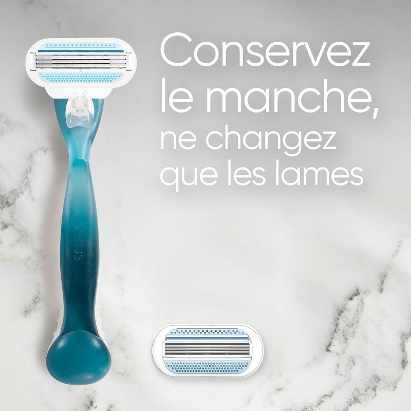 Gillette Venus Smooth ماكينة حلاقة للسيدات - مقبض + 2 عبوة إضافية