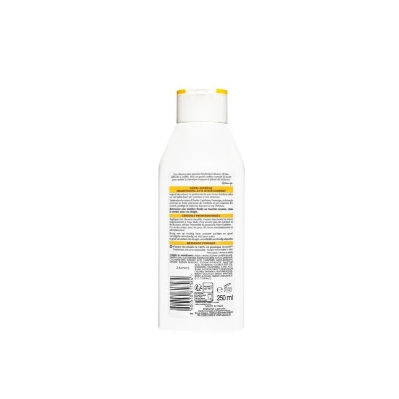 Dessange Nutri-Extrême Anti-Dryness Shampoo - Dry Hair - 250ml