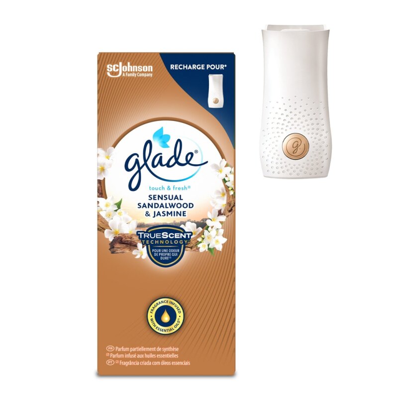 Glade Touch & Fresh معطر جو - عطر خشب الصندل والياسمين - 10 مل