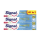 Signal Integral 8 Dentifrice Blancheur - Effet Prébiotique - Lot de 3x75ml