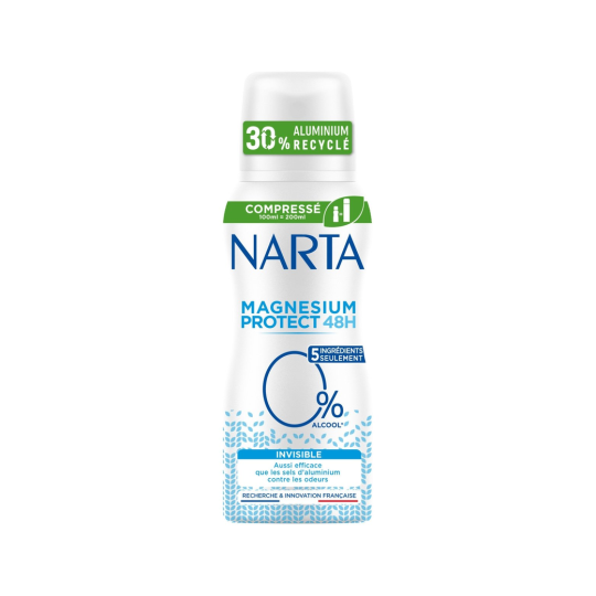 Narta Magnesium Protect Déodorant Spray - Protection 48h - 100ml