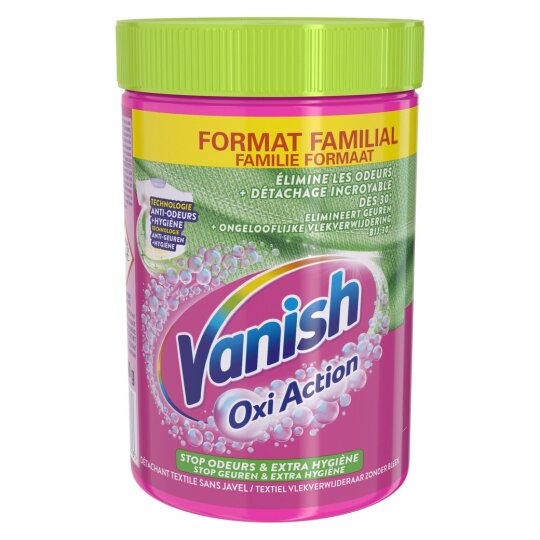 Vanish Oxi Action Détachant Textile Poudre Stop Odeurs - 750g