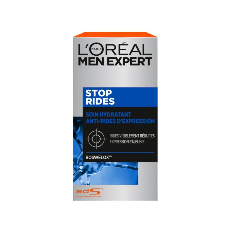 L'Oréal Men Expert Soin Visage Hydratant Anti-Rides d'Expression - Peau Mature - 50ml
