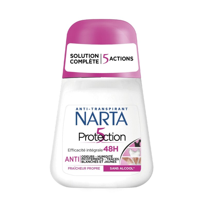 Narta Protection 5 Déodorant Roll-On Pierre d'Alun - 50ml