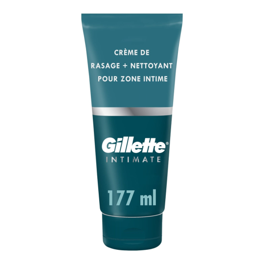 Gillette Intimate Crème de Rasage et Nettoyant Zone Intime - 177ml