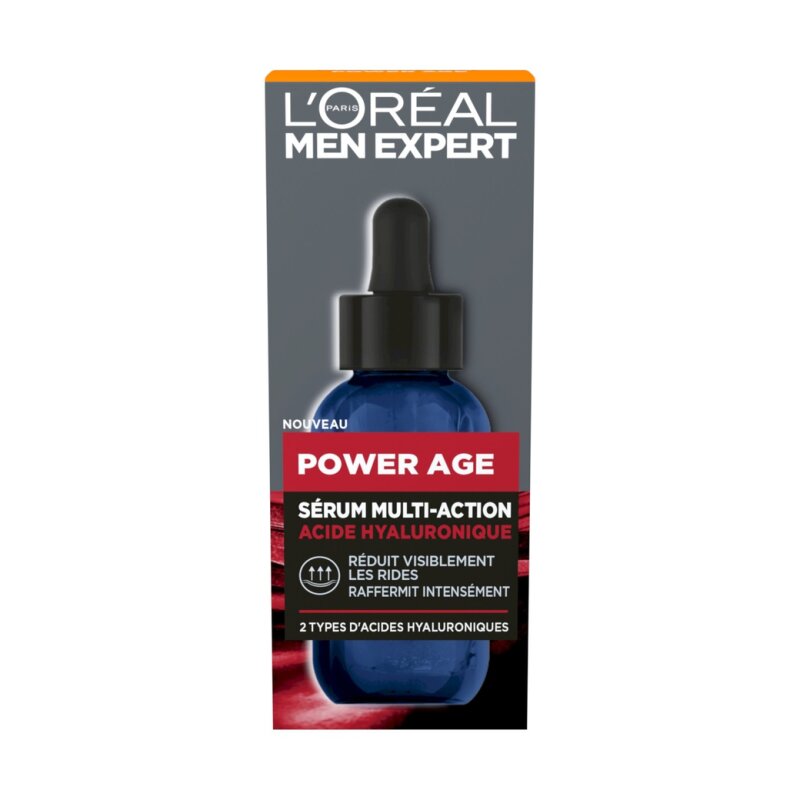 L'Oréal Men Expert Power Age Sérum Visage Multi-Action - Peau Sèche - 30ml
