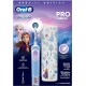 Oral-B Pro Kids Brosse à Dents Électrique Enfant, Reine des Neiges Disney, 1 Brossette Brossage Doux, 1 Étui Voyage, Minuteur et