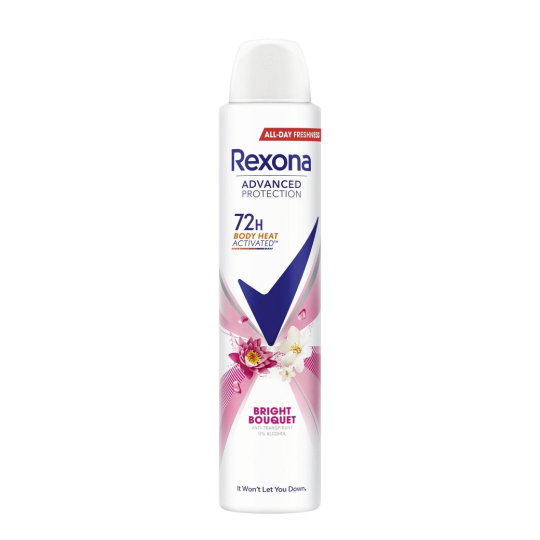 Rexona Bright Bouquet women'S Anti-Perspirant Deodorant Spray - 72h Protection - 200ml