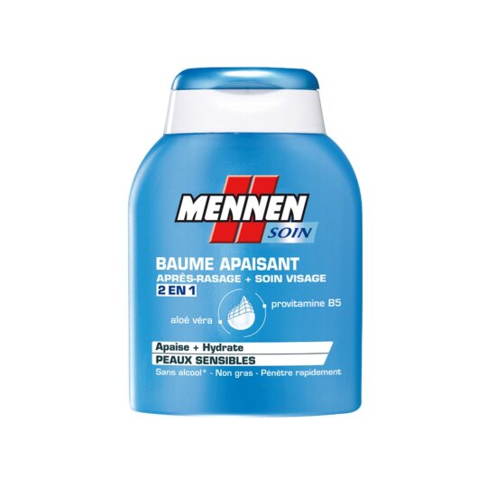Mennen Baume Après-Rasage Apaisant 2en1 Aloe Vera - Peau Irritée - 100ml