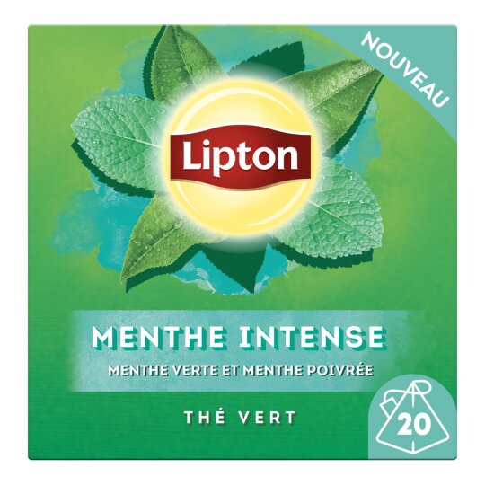 Lipton Thé Vert Menthe Intense - 20 Sachets