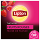 Lipton Thé Noir Fruits Rouges - Fraise de France - 20 Sachets