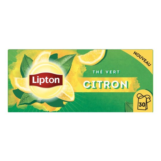 Lipton Thé Vert Citron - 20 Sachets