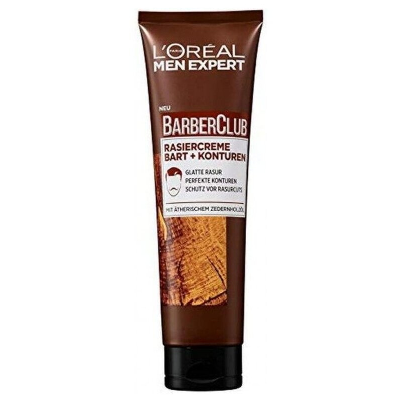 L'Oréal Men Expert Barber Club Crème à Raser Barbe + Contours - 150ml