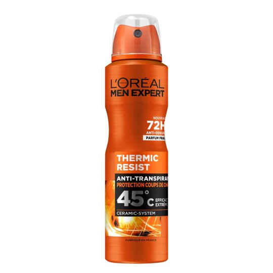 L'Oréal Men Expert Thermic Resist Déodorant Spray Homme - Protection 72h - 150ml