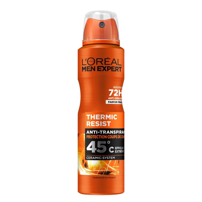 L'Oréal Men Expert Thermic Resist Déodorant Spray Homme - Protection 72h - 150ml