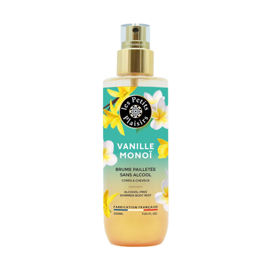 Les Petits Plaisirs Vanilla Monoï Sparkling Body Mist - Body And Hair - 200ml