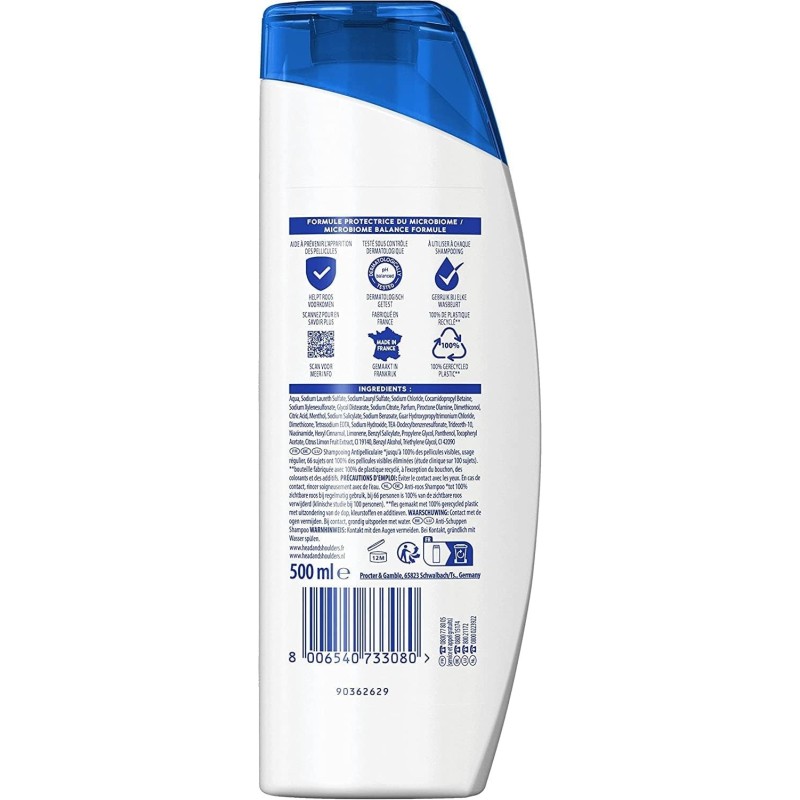 Head & Shoulders Citrus Fresh Anti-Dandruff Shampoo - All Hair Types - 600ml